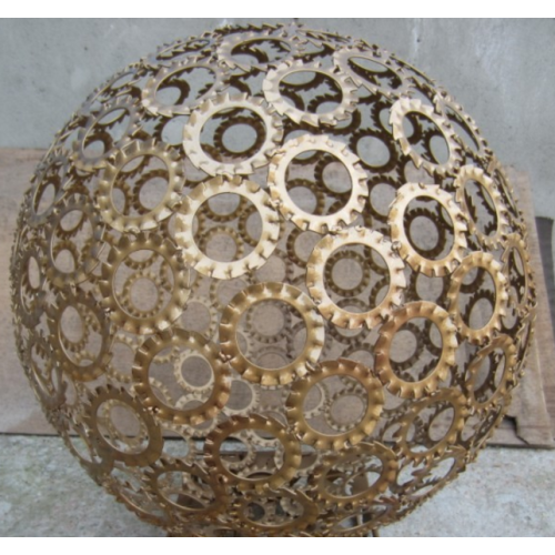 Stainless steel iron - art hollowing out