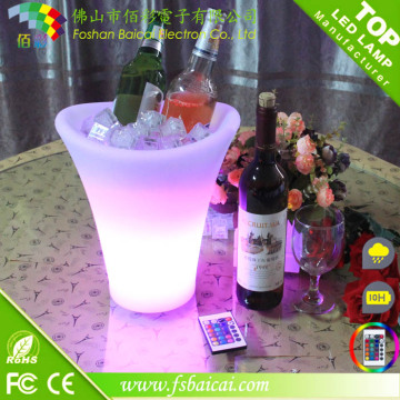 Wholesale glow led beer bucket/led ice bucket/bar ice bucket