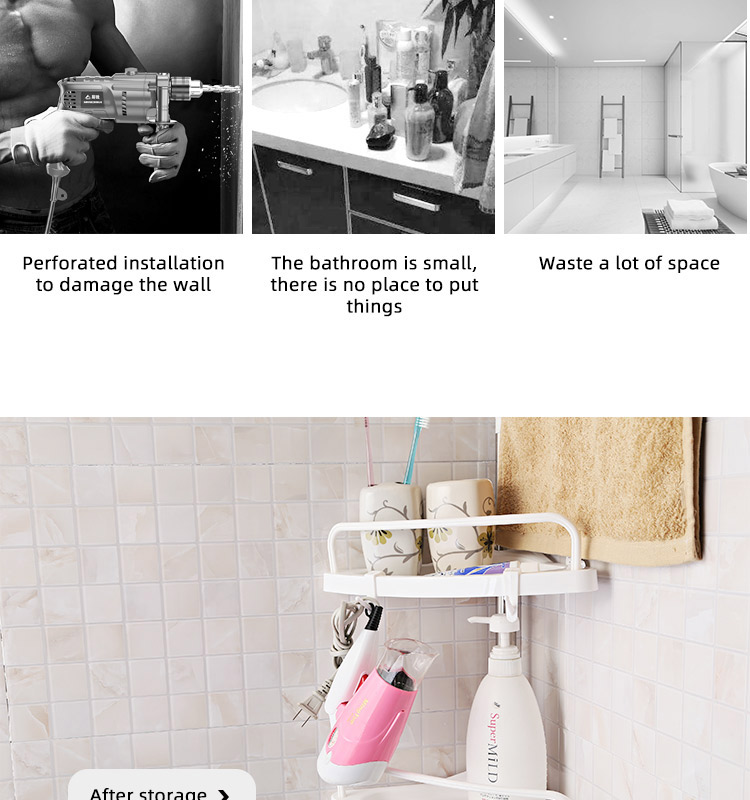 Good quality bathroom telescopic shower caddy 4- tier height adjustable corner  shelves shower organizer