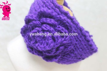 Knit Flower Headband Knit Head Warp Headband With Flower Women Knit Flower Headbands