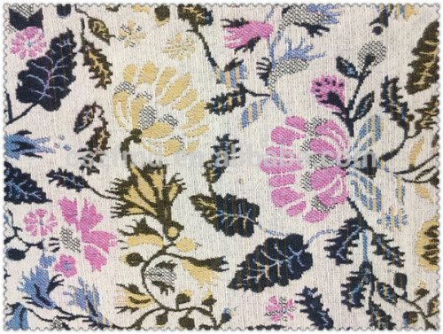 Cotton and Poly Blended Jacquard Fabric for Shoes