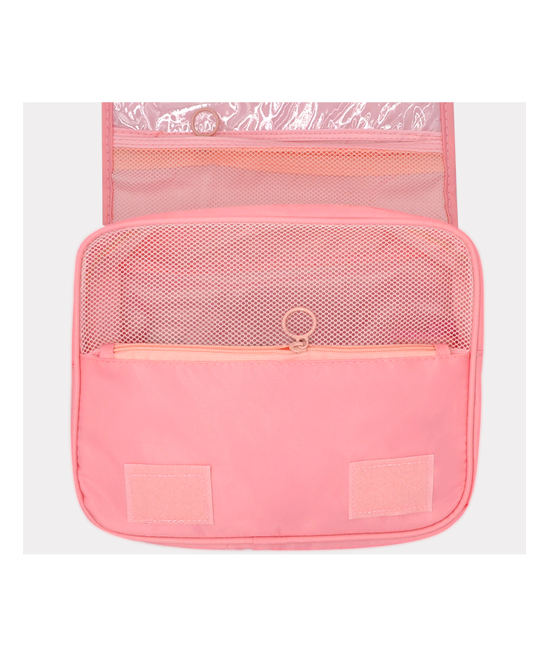 Private Label Kosmetikbeutel Beutel Männer Custom Logo Reisen Toilettenwaschbeutel Frauen luxuriöser Nylon rosa Make -up -Taschen Organizer