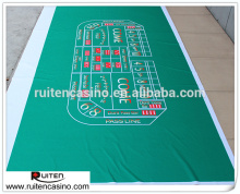 100% Polyester Customize Waterproof and Non Flammable Craps Table Layout