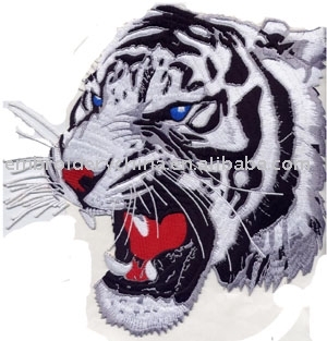 embroidery tiger patch,