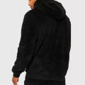 Sweats à capuche pour hommes noirs en vente