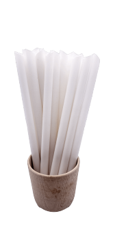 Biodegradable seashell powder straw