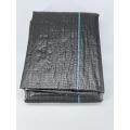 Black and Green PP woven fabric/weed control mat
