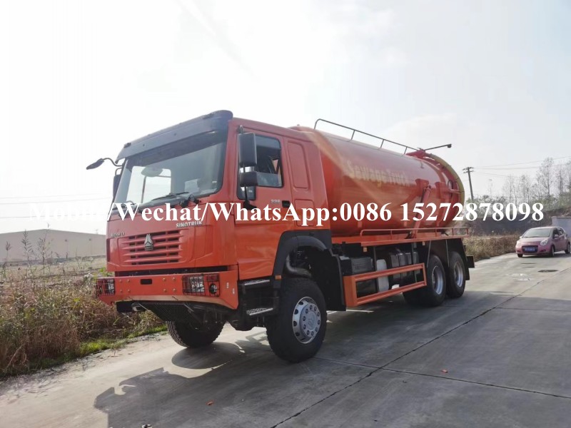 4x4 6x6 camión de alcantarillado fuera de carretera (2) 4x4 6x6 Off Road Sewage Truck (2)