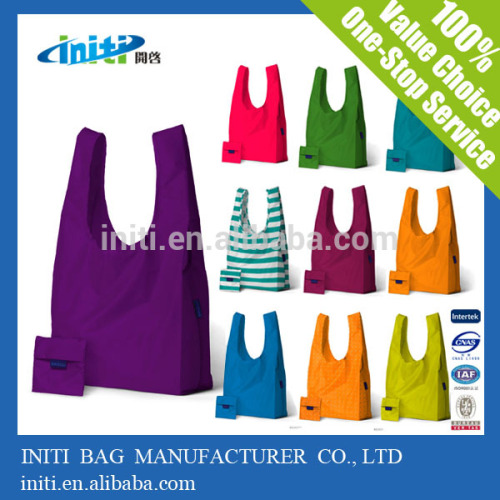 Wholesale high quality reusable folding shopping bag for shopping