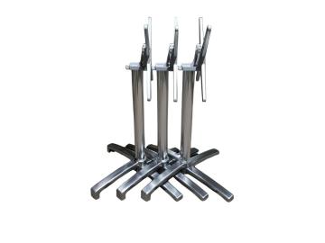 breakfast table 2 stools metal