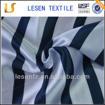 Lesen Textile glazed sateen stripe fabric stripe printed