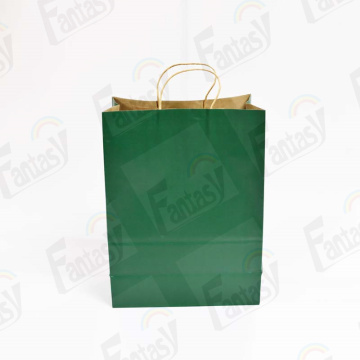 Customise Clothing Shopping Package Black Paper Bag