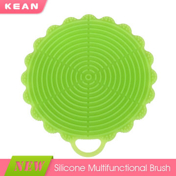 High quality reusable fda silicone easy clean dawn dish scrubber