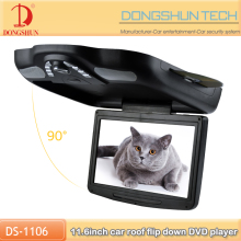 Slot-in type 11.6 Inch Flip Down DVD Player With USB port and SD card slot