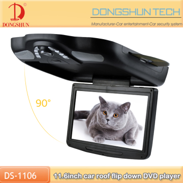 Slot-in type 11.6 Inch Flip Down DVD Player With USB port and SD card slot