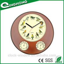 Classical beautiful wall thermometer clock