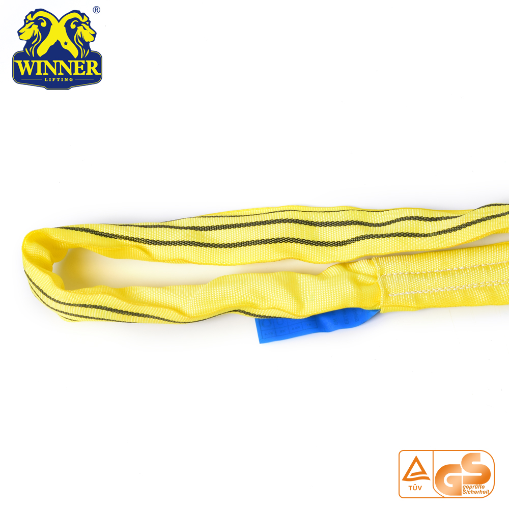 100% Polyester Lifting Belt Round Sling