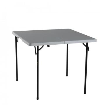 Plastic fold-able picnic table