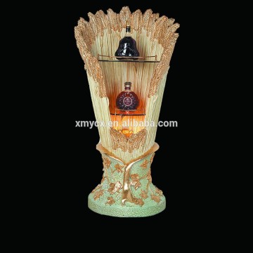 Luxury Home Decors Antique Wine Shelf with Lights