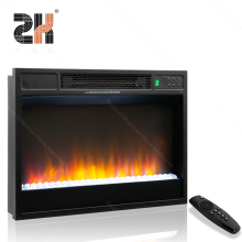 23 Inch Modern Flame Crystal Carbon Bed Indoor Electric Fire Place Heater