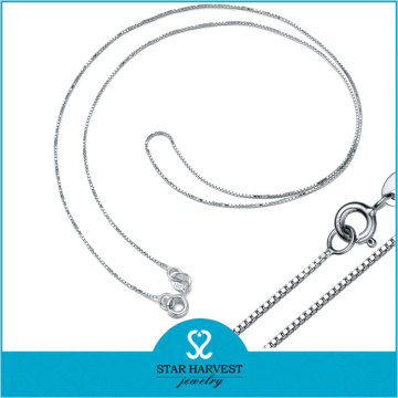 Latest design 925 sterling silver box chain
