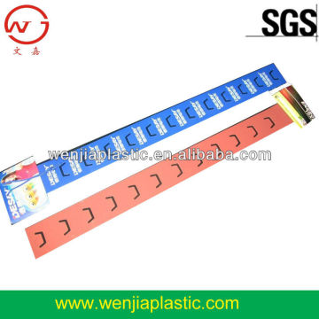 plastic hanging display clip strips for supermarket