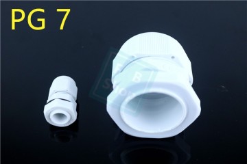 10pcs IP68 PG7 3-6.5MM Waterproof Nylon Cable Gland No Waterproof Gasket Plastic Cable Gland High Quality