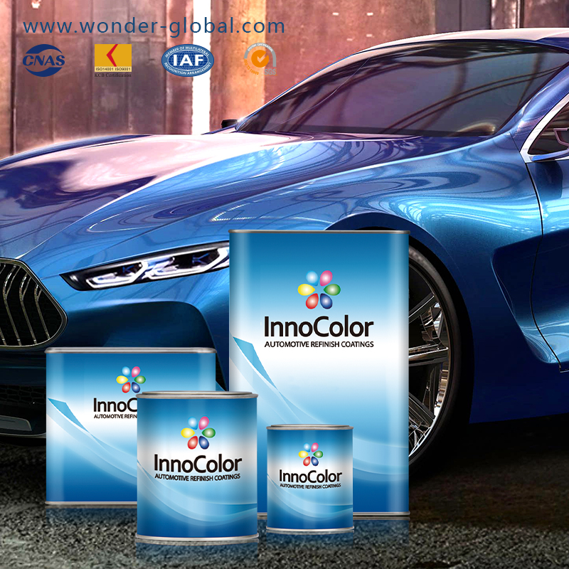 طلاء InnoColor 1K شفاف كستنائي أحمر للسيارة