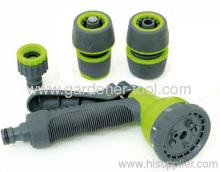 Plastic 8-function Garden Hose Nozzle With Soft Connectors?