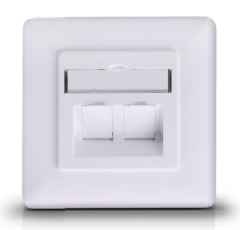 2 port wall plate blown glass plate wall decoration