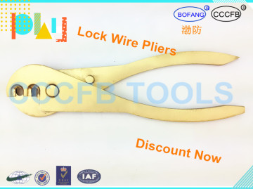 Non-Sparking Aluminum Bronze Lock Wire pliers,Sparkless Beryllium Copper Lock Pliers