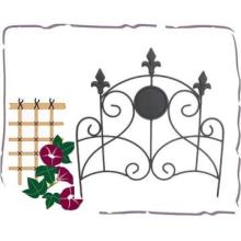 Metal landscape edging fence