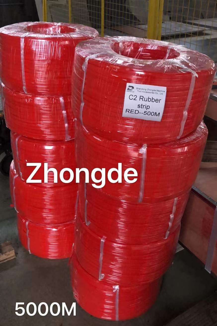 Factory manufacturing polyurethane rubber strip red/white wiper lip