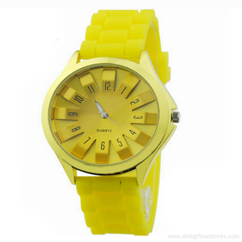 New Boys Girls Silicone Jelly Quartz Wrist Watch