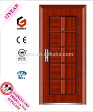 Competitive price High-ranking steel wooden armored doors flat design
