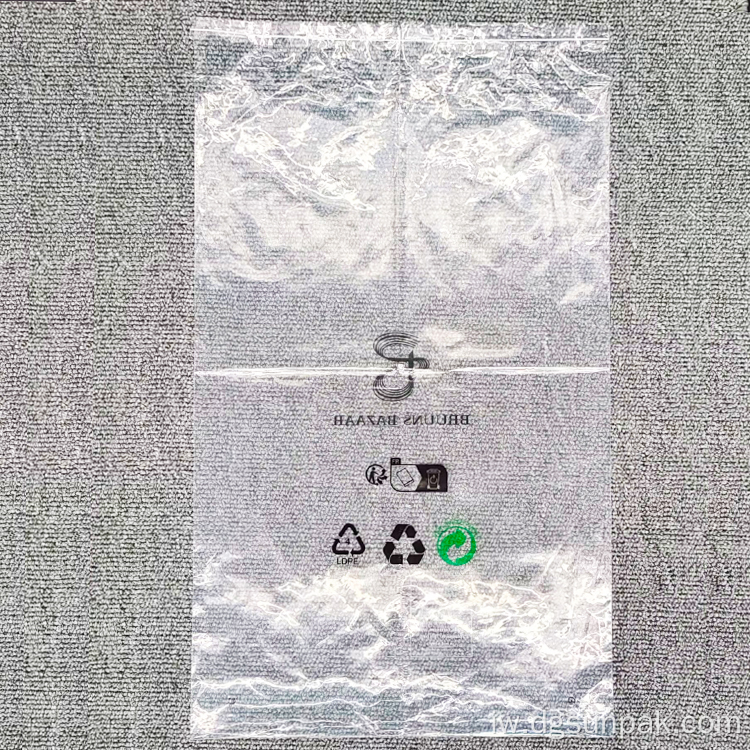 ביגוד תיק פולי LDPE שקית אזהרת חנק