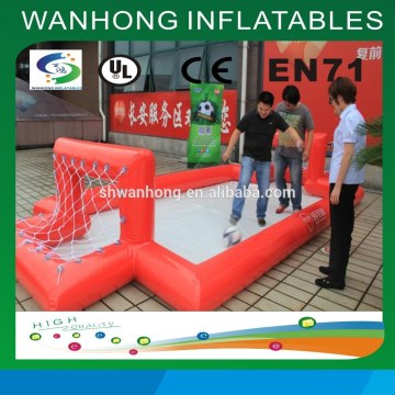 Hot commercial small inflatable soap/soccer field for outdoor