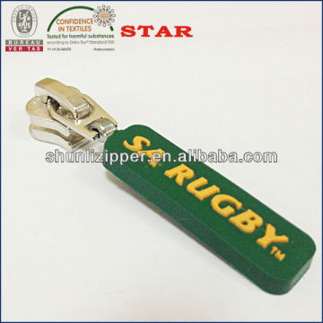 Eco-friendly soft pvc zipper puller
