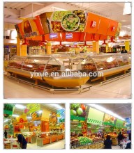 OEM Supermarket deli food cooled food refrigeration equipment, Deli showcase