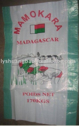 green pp woven bag/grain bag/pp cereal bag/wheat bag