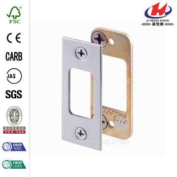 Satin Nickel Deadbolt Strike Plate