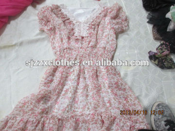 high quality girl dress cheapest low price used clothing