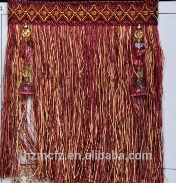 Curtain handmade pompom fringe brush trim
