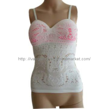 Women’s Seamless Jacquard Mesh Cami