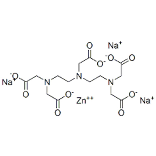 Trisodio [N, N-bis [2- [bis (carboxilato-metil) amino] etil] glicinato (5 -)] zincato (3-) CAS 11082-38-5