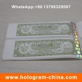 Anti-Counterfeiting Security Hot Stamped Hologram Sticker