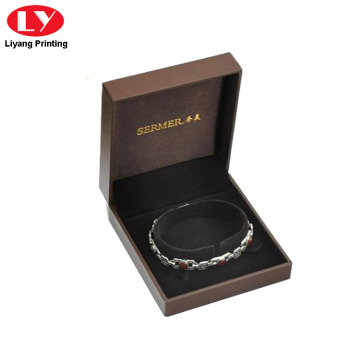 Pulsera de cartón personalizada Cerrar la caja de regalo elástica