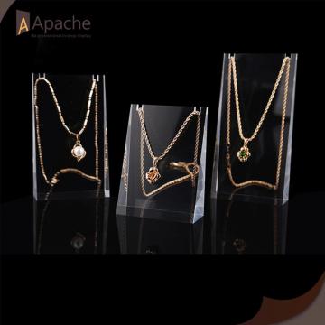 Acrylic Necklace Jewelry Counter Display Props