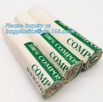 Oxo Biodegradable Plastic Bin Liner, biodegradable rubbish bin liners with drawstring, EN13432 Biodegradable Bin liner