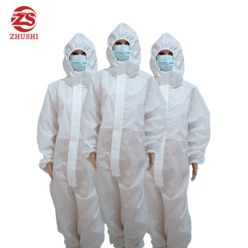Coverall with laminated PE